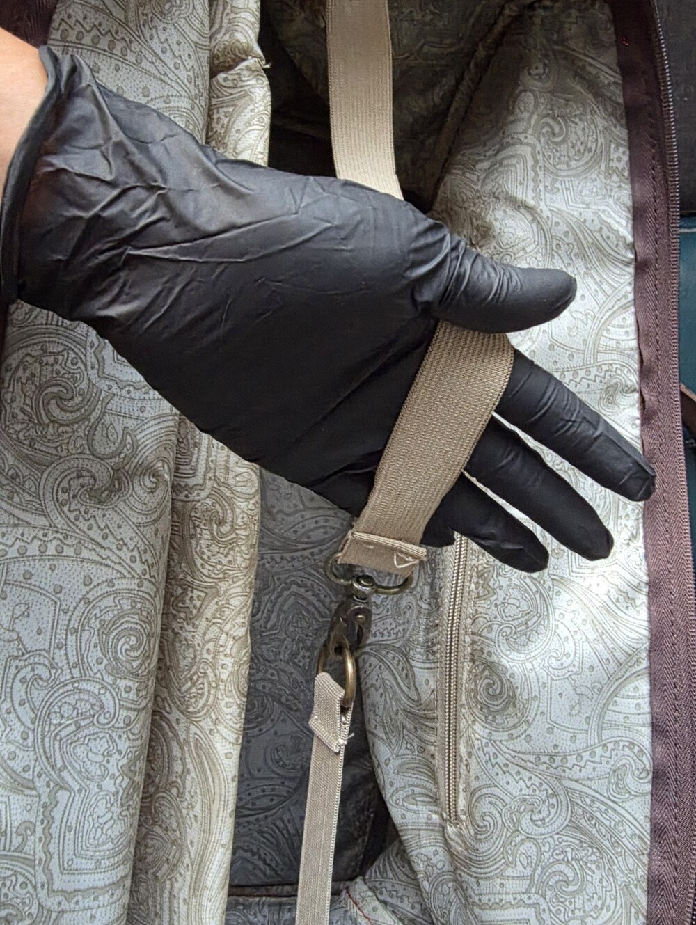 Vintage "American Flyer" Fleur-de-lis Doctor's Bag. - Picture 7 of 12